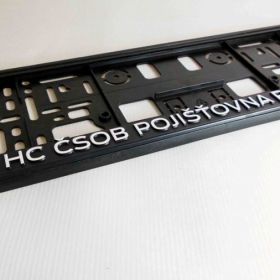 Referencje ramki do tablic rejestracyjne - HC SOB pojiovna Pardubice