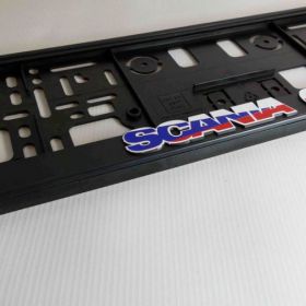 Referencje ramki do tablic rejestracyjne - Scania