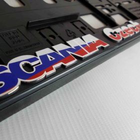 Referencje ramki do tablic rejestracyjne - Scania