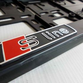 Referencje ramki do tablic rejestracyjne - Audi S Line