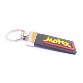 Breloki skrzane i gumowe z logo - referencje - Motex