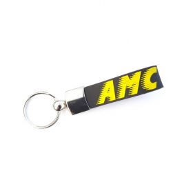 Breloki skrzane i gumowe z logo - referencje - AMC Trans