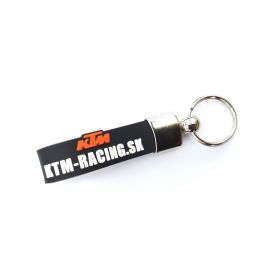 Breloki skrzane i gumowe z logo - referencje - KTM racing