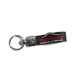 Breloki skrzane i gumowe z logo - referencje - Stank auto