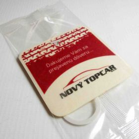 Perfumy samochodowe - referencje - Nov Topcar