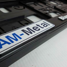 Referencje ramki do tablic rejestracyjne - AM-Metal