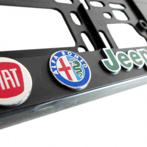 ramki do tablic w 3D Fiat, Alfa Romeo